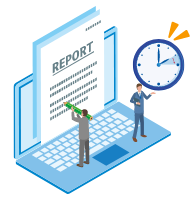 煩雑な手続きを代行し、時間のロスを防ぎますの画像